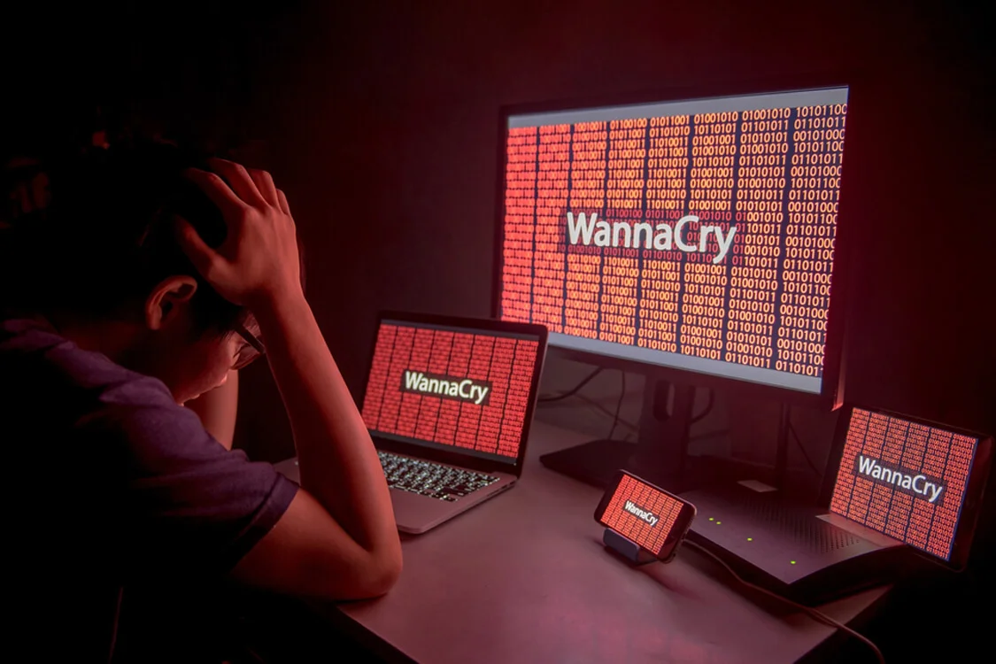 WannaCry (Cryptoworm) هو عبارة عن Ransomware Cryptoworm يستهدف أجهزة الكمبيوتر التي تعمل بنظام Microsoft Windows