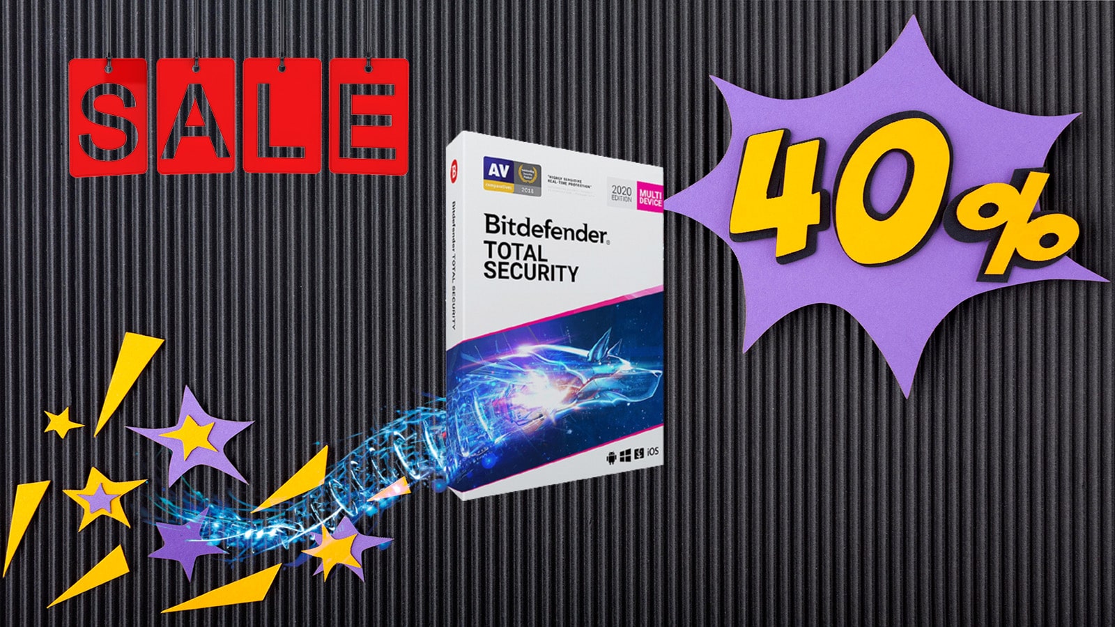 Buy Bitdefender Total Security with 40% Discount at the Lowest Price