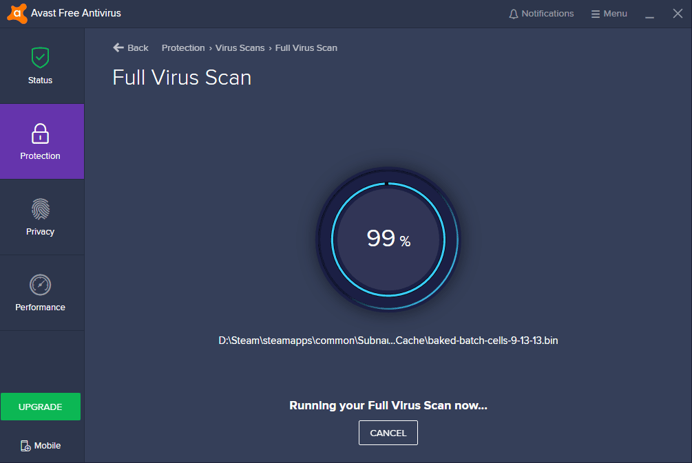 Avast Scanning Tool Has a Beautiful Visual Interface but on the Other Hand Has a Heavy Load on System Recourses