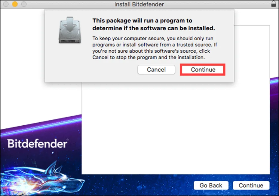 Install Bitdefender on Mac